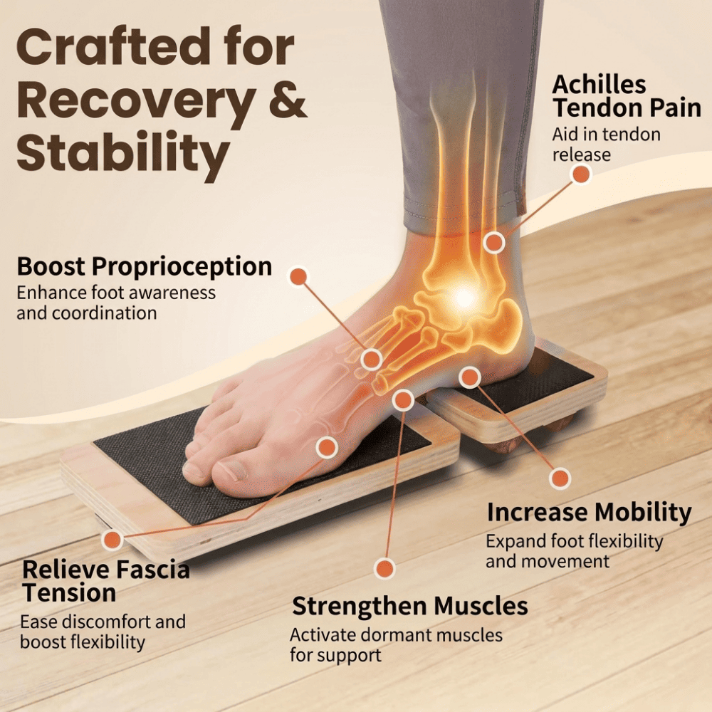 SteadyStep 2.0 Balance Board - Retrain The Reflex That Catches Your Ankle