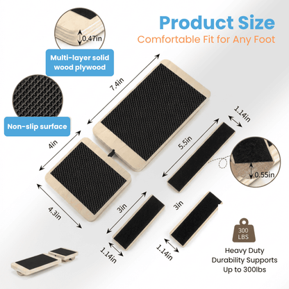 SteadyStep 2.0 Balance Board - Retrain The Reflex That Catches Your Ankle