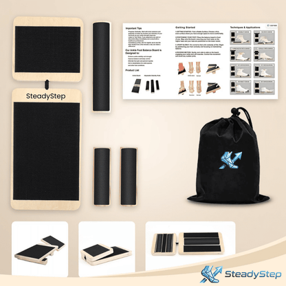 SteadyStep 2.0 Balance Board - Retrain The Reflex That Catches Your Ankle
